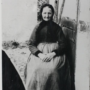 Kirsten Marie Pedersdatter, portræt 1895